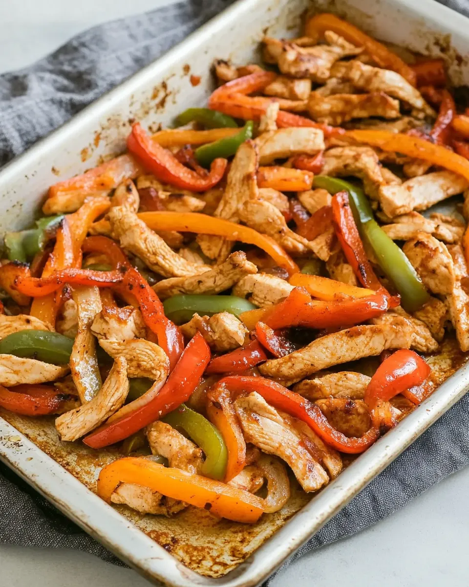 Classic Sheet Pan Chicken Fajitas image