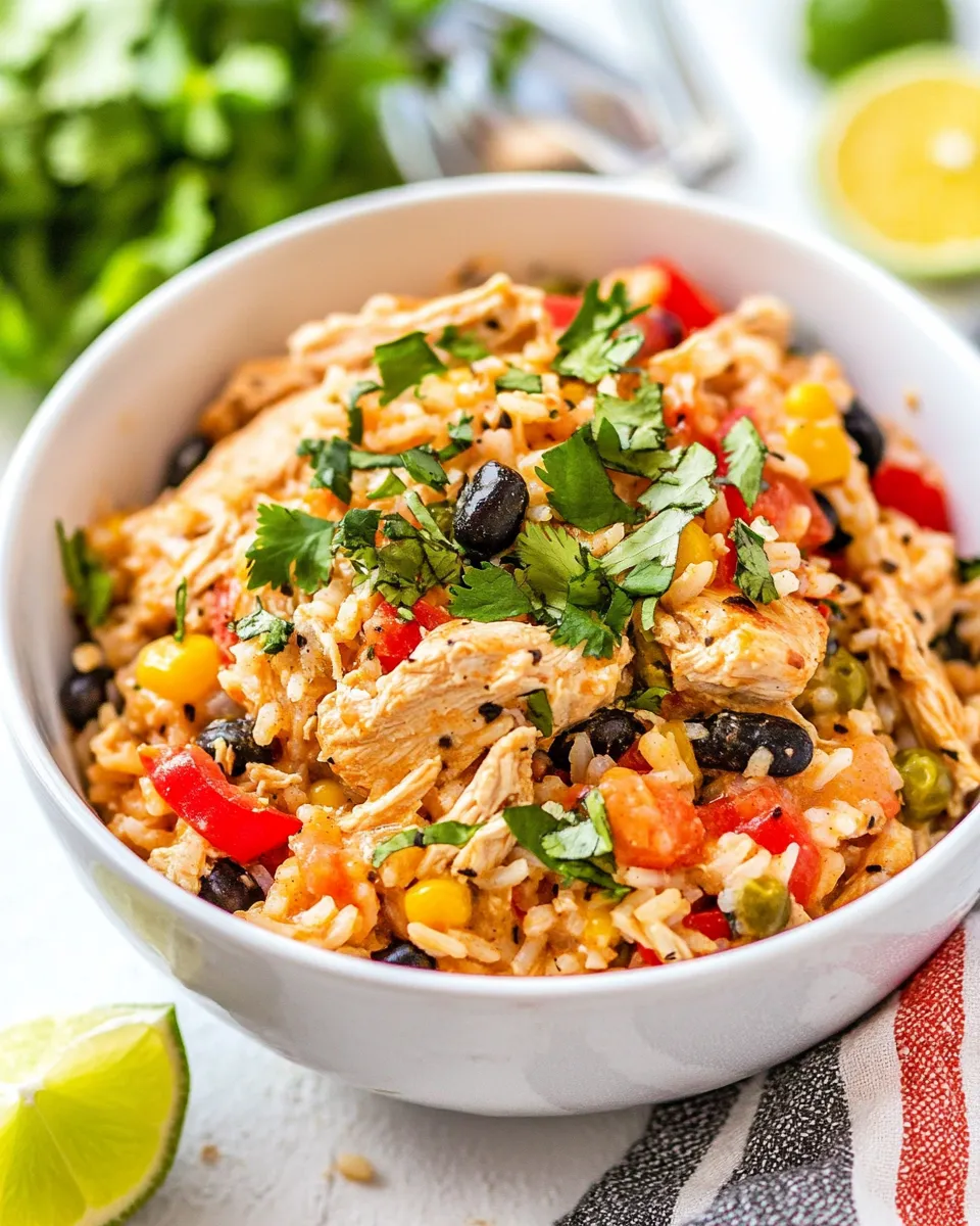 Delicious Southwestern Chicken And Rice image