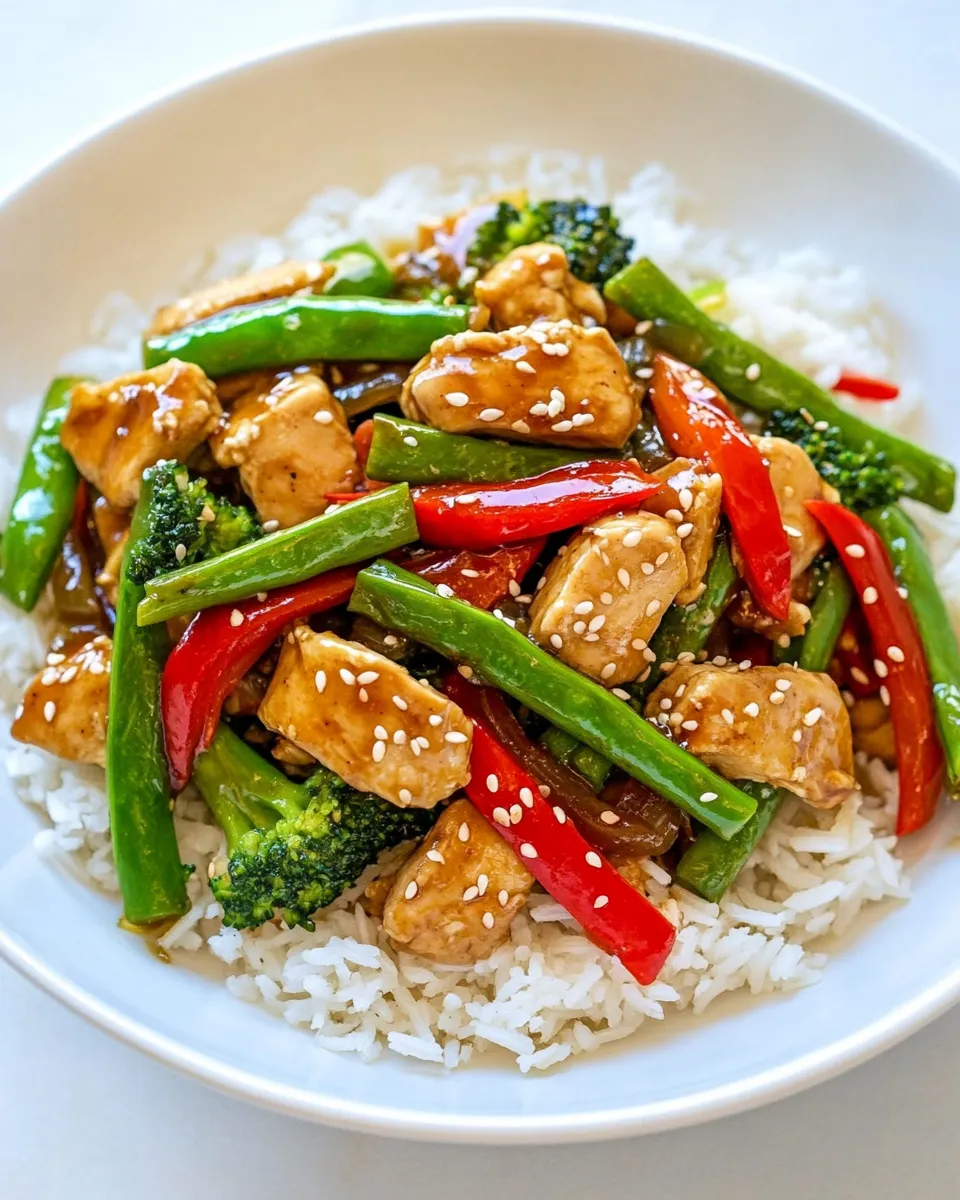 Homemade Teriyaki Chicken Stir Fry photo