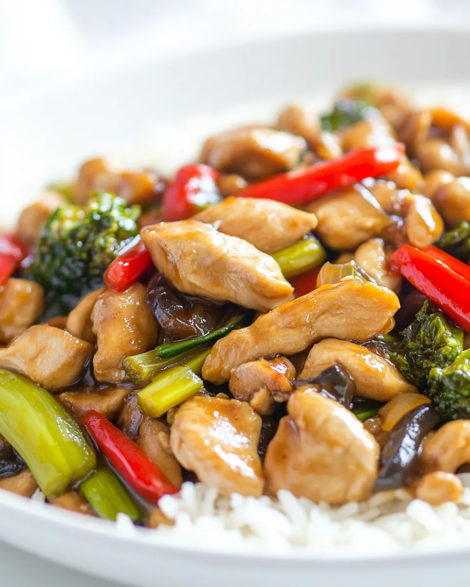 Quick Teriyaki Chicken Stir Fry Recipe shot
