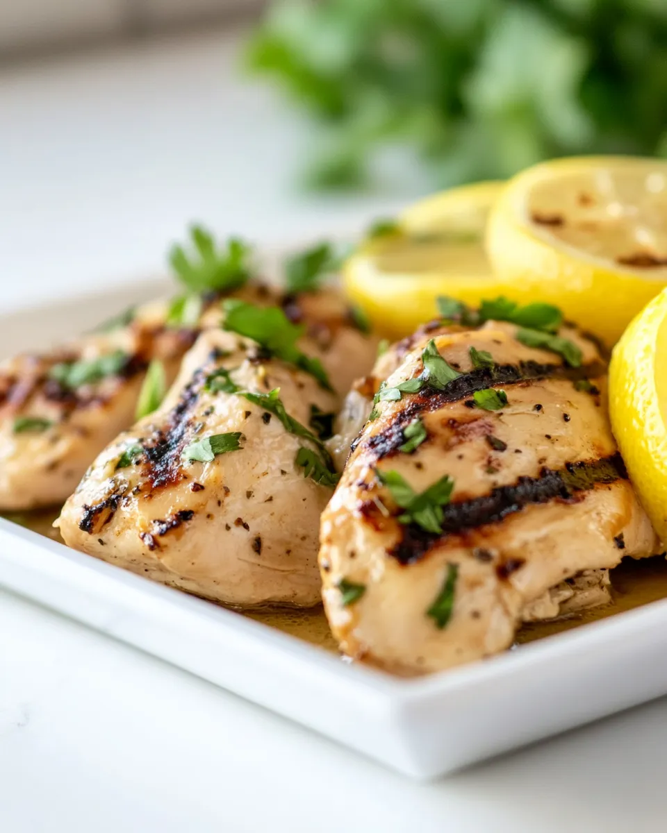 Delicious Zesty Chicken Marinade shot