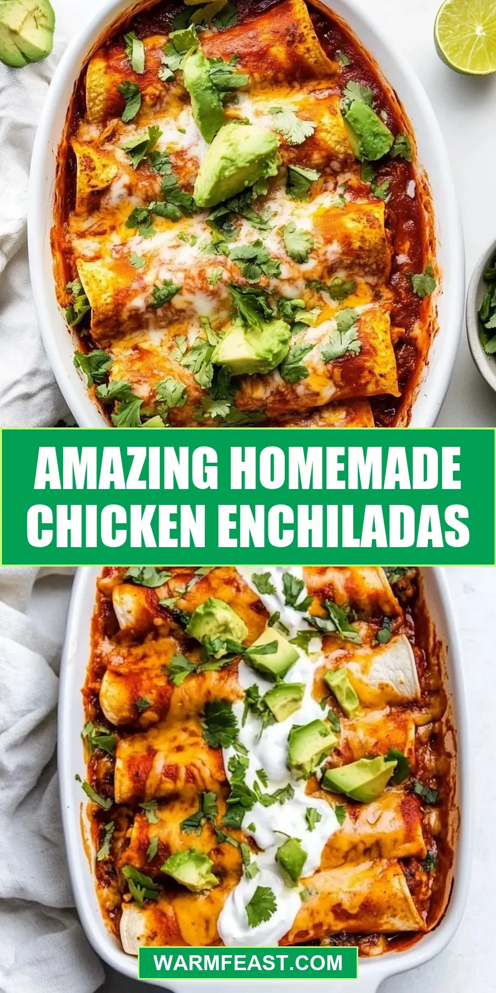 Simple Amazing Homemade Chicken Enchiladas