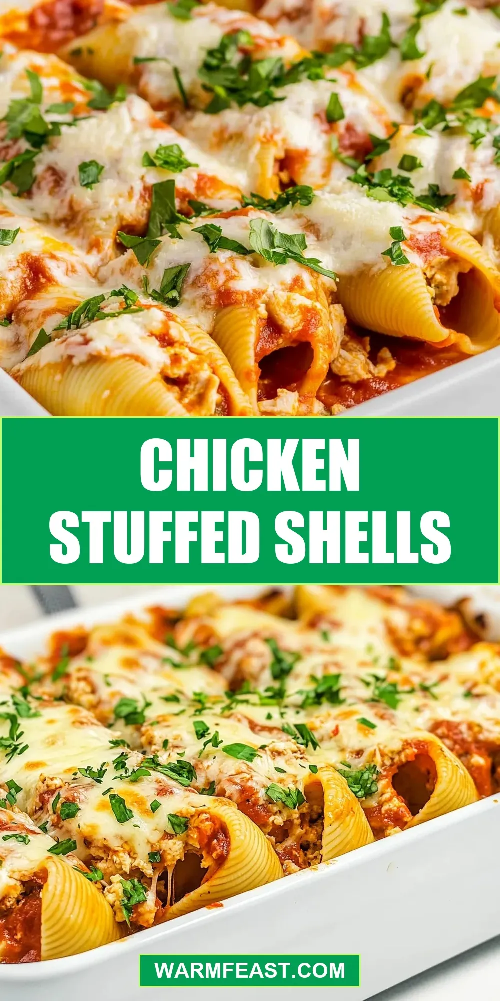 Homemade Chicken Stuffed Shells