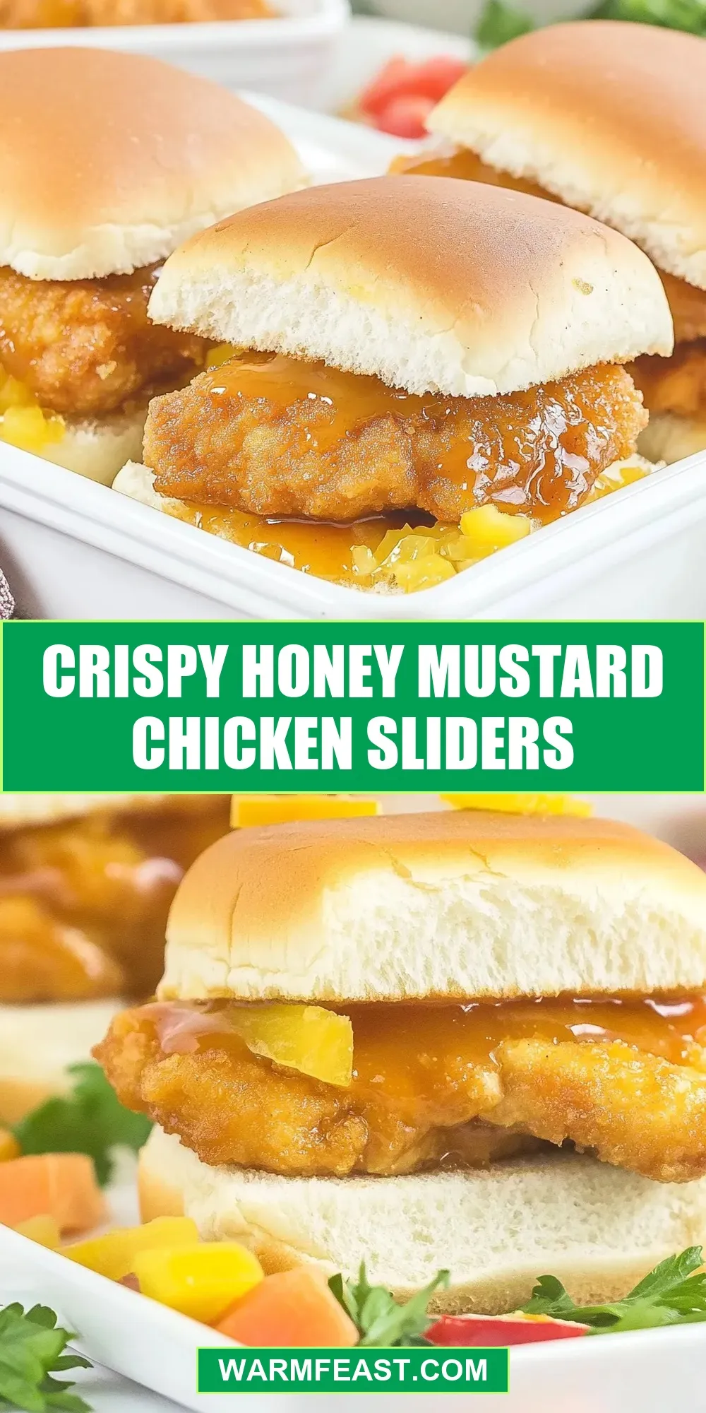 Easy Crispy Honey Mustard Chicken Sliders Recipe