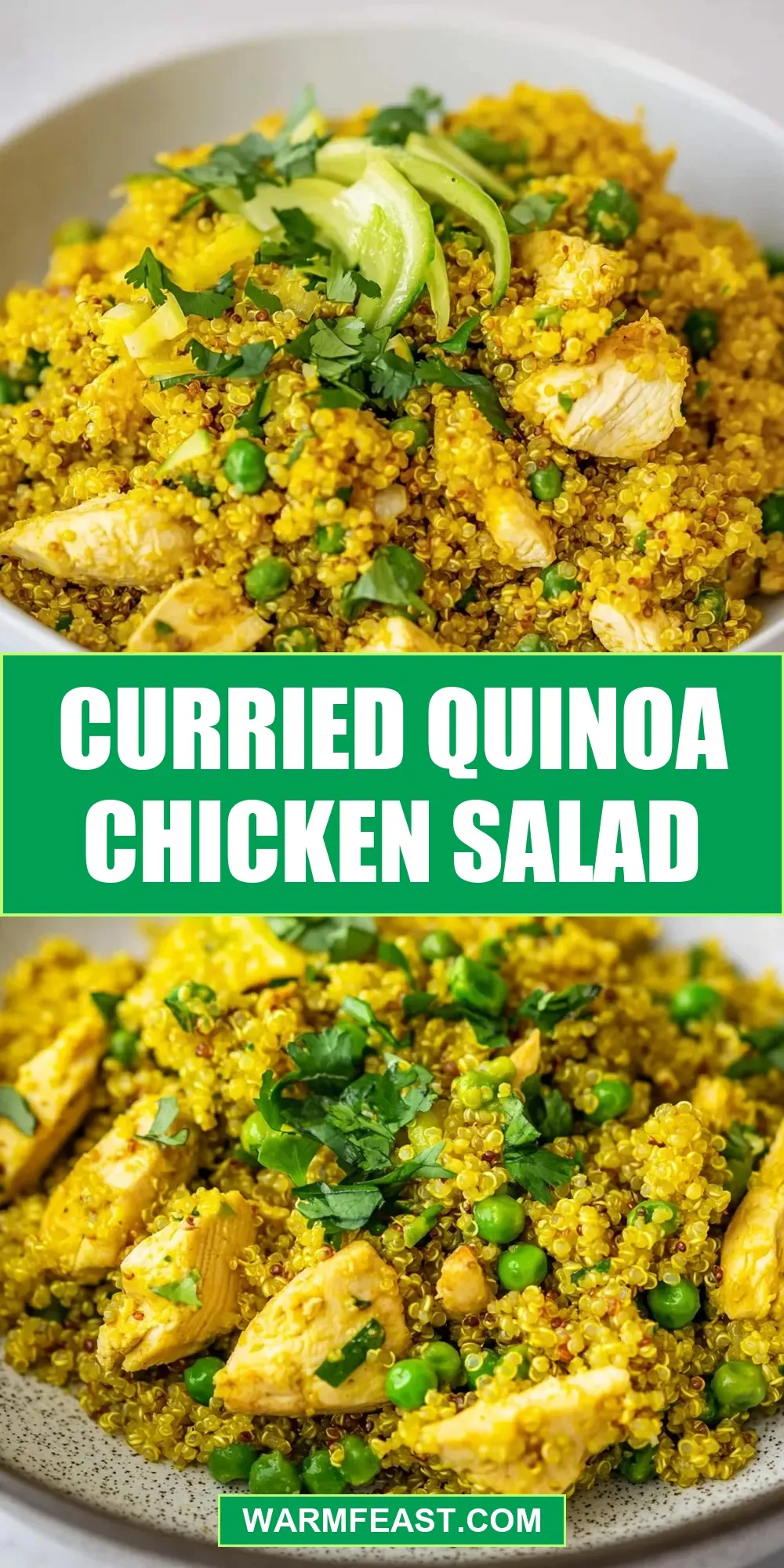 The Best Curried Quinoa Chicken Salad Ever