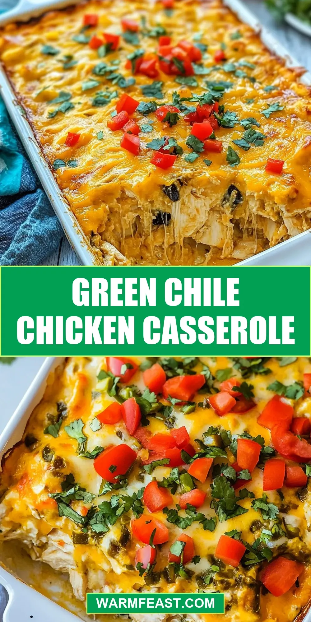 Green Chile Chicken Casserole (Amazing & Delicious)