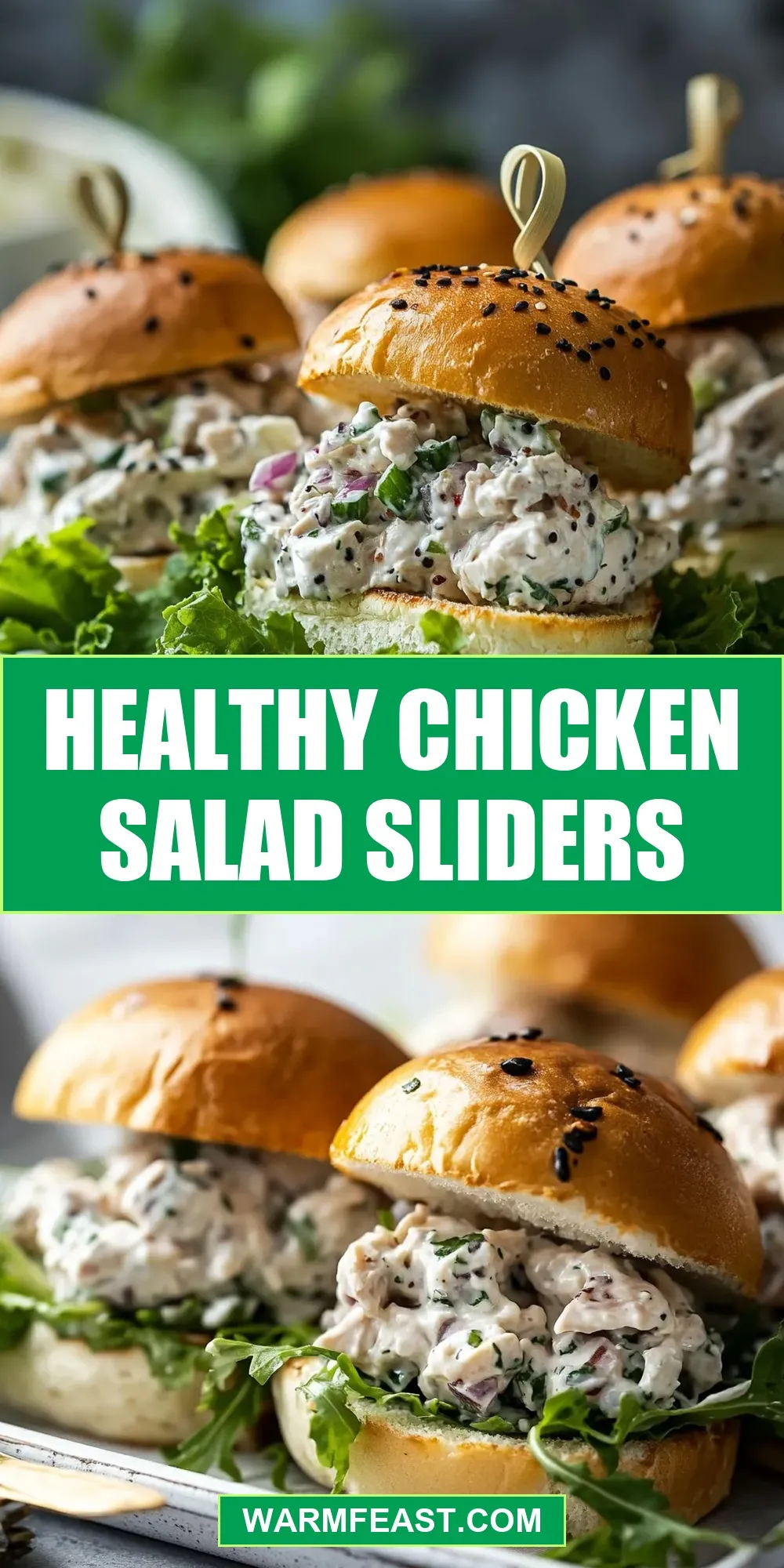 Savory Healthy Chicken Salad Sliders