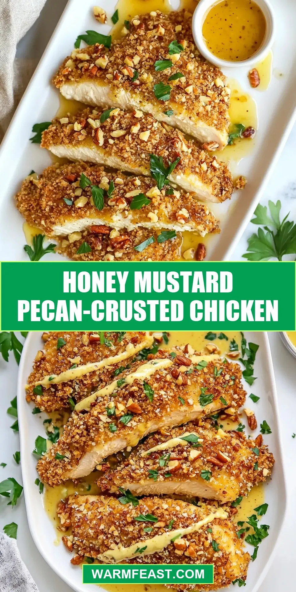 Honey Mustard Pecan-Crusted Chicken Recipe