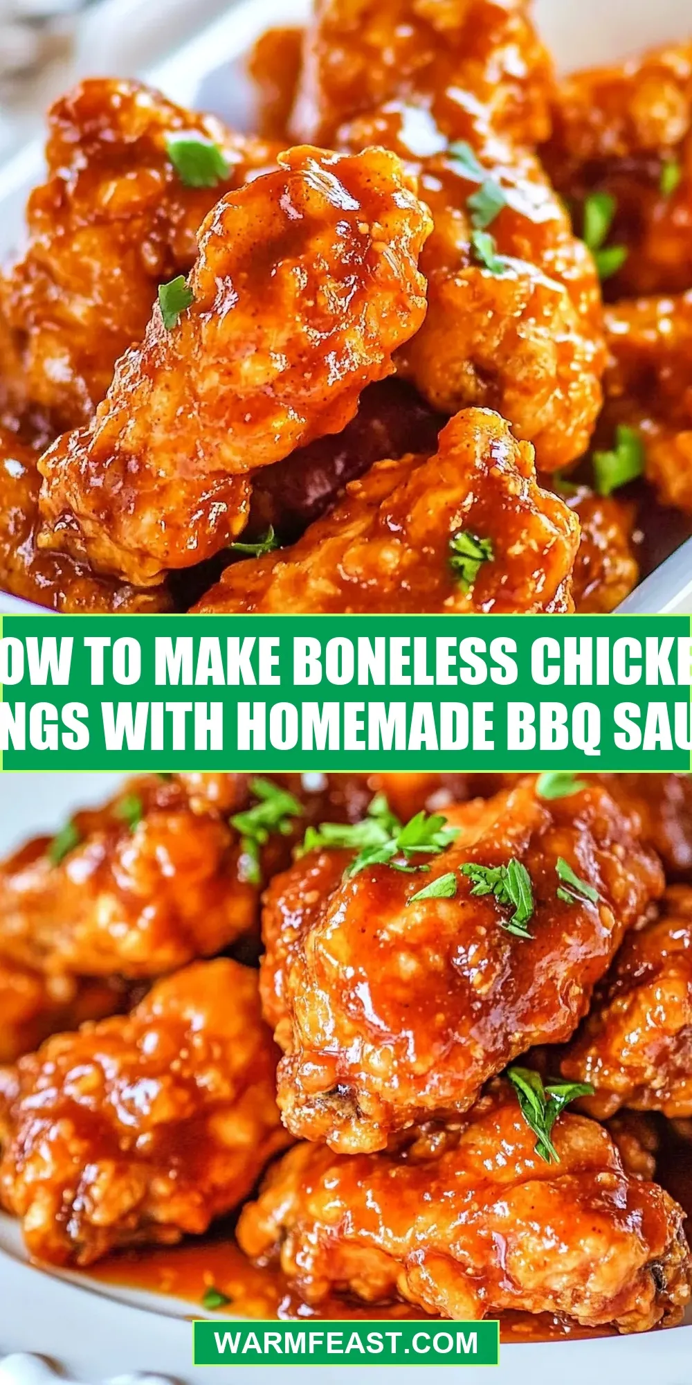 How To Make Fresh How To Make Boneless Chicken Wings With Homemade Bbq Sauce