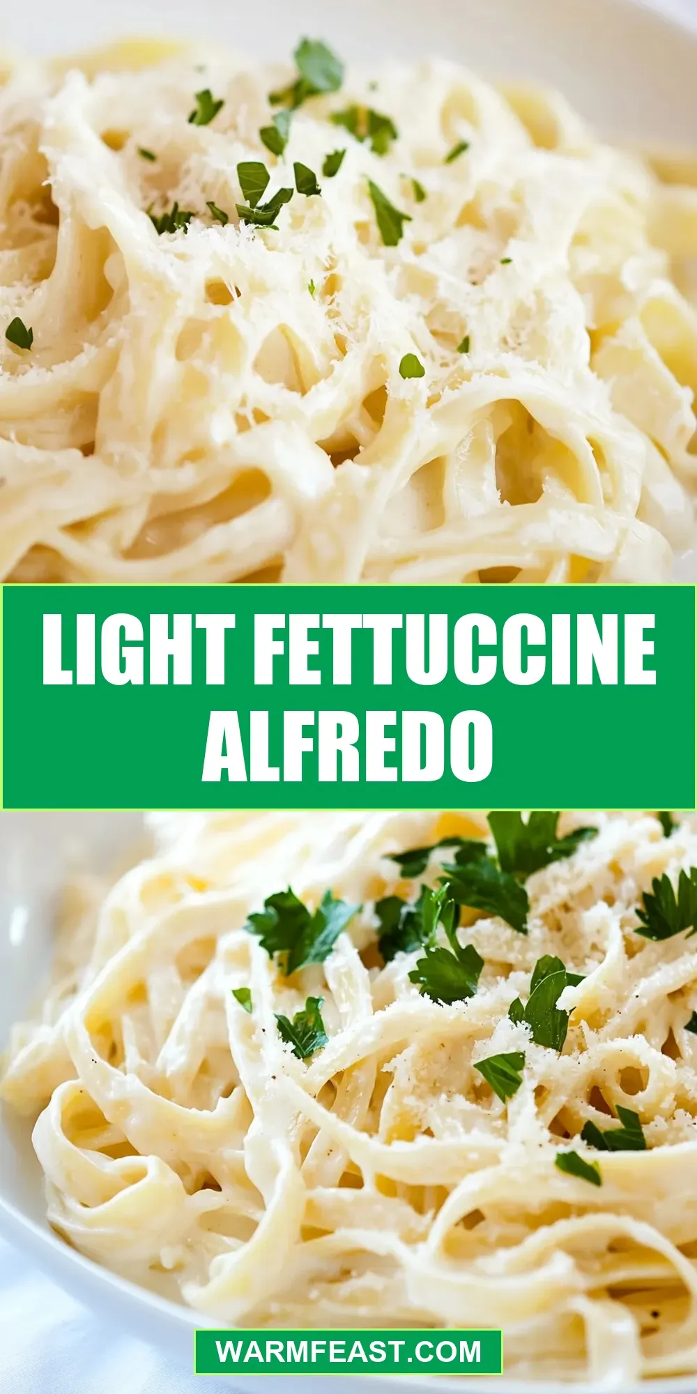 How To Make Irresistible Light Fettuccine Alfredo