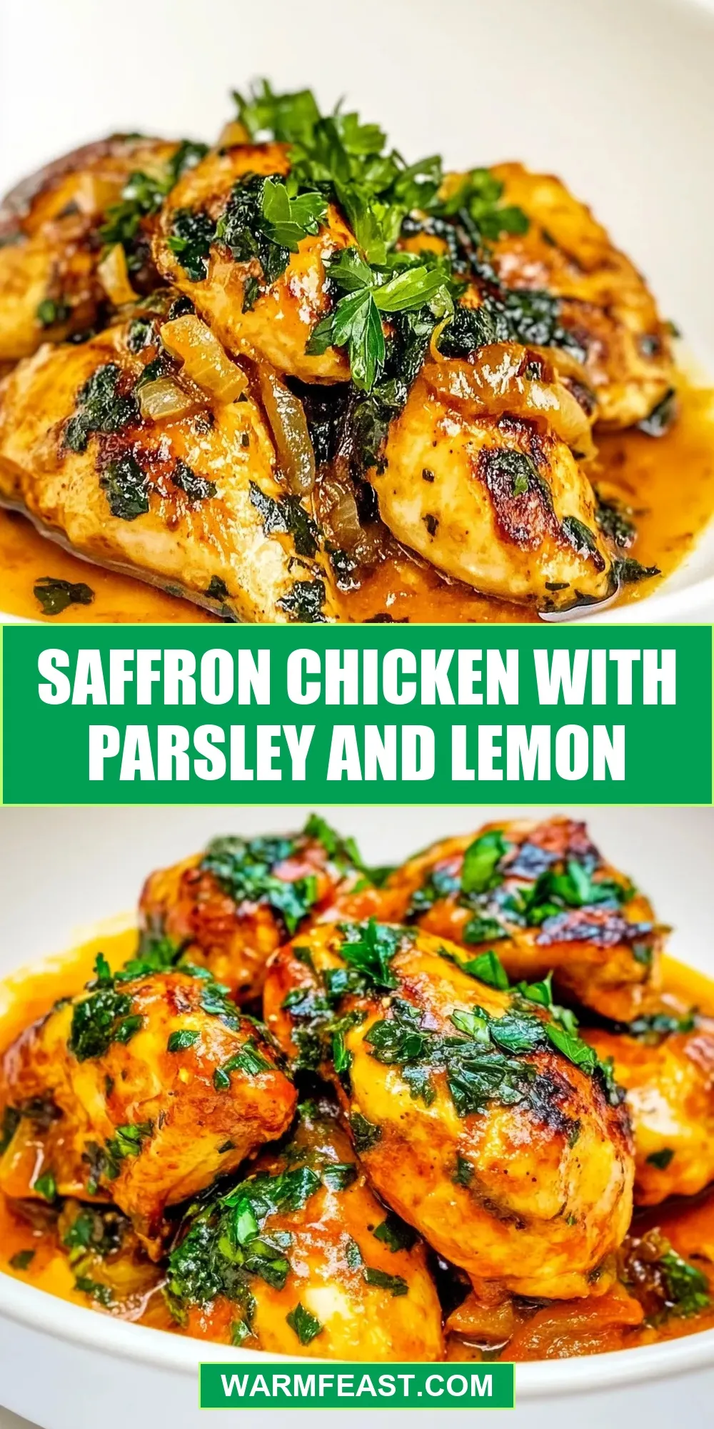 The Best Saffron Chicken With Parsley And Lemon Ever
