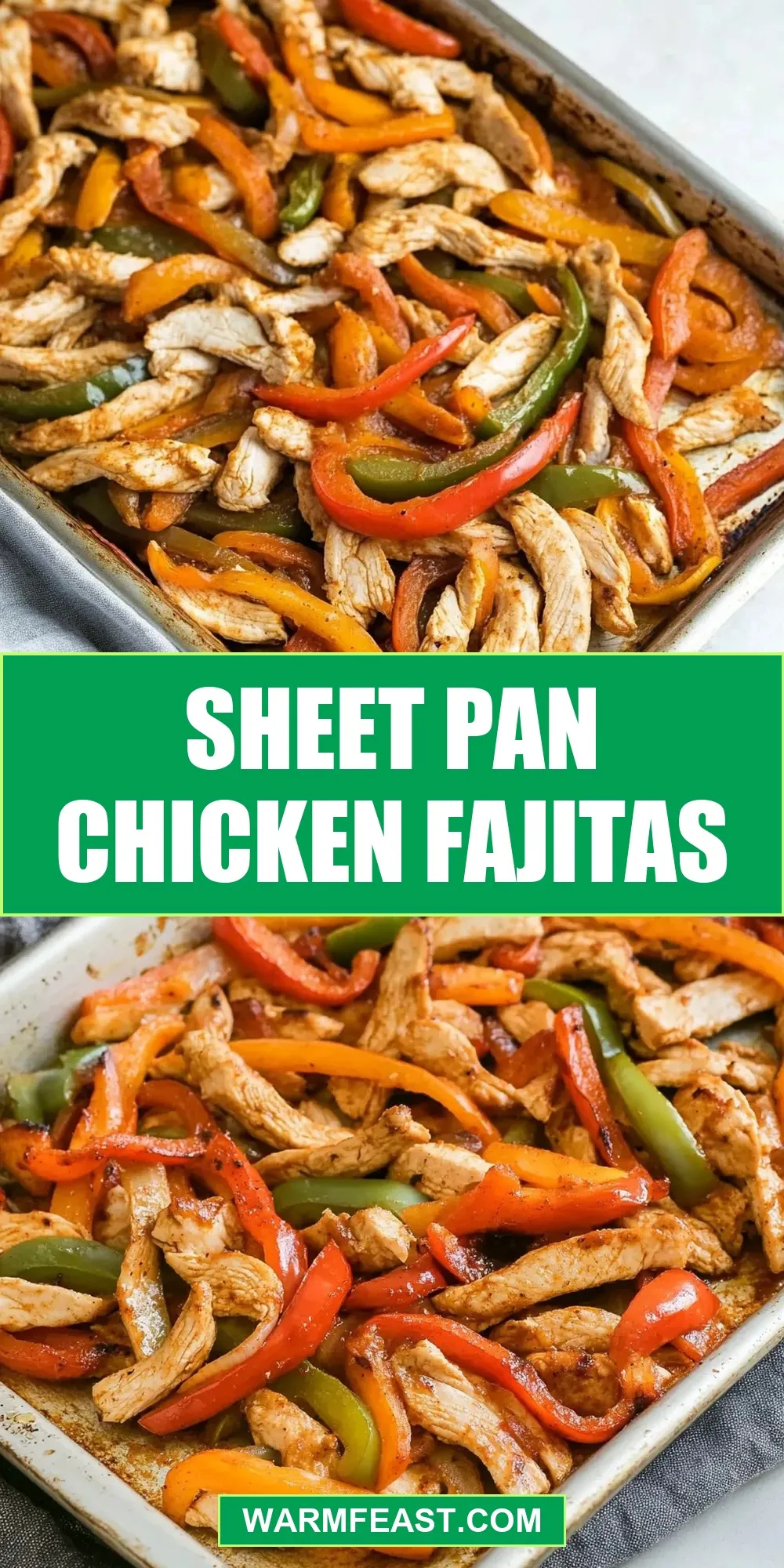 Easy Sheet Pan Chicken Fajitas Recipe