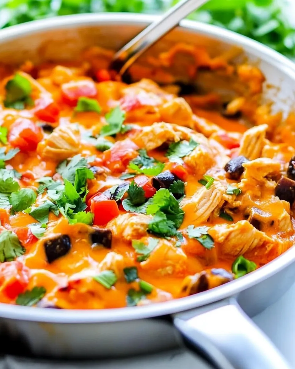 Quick 15-Minute Cheesy Chicken Taco Skillet recipe photo