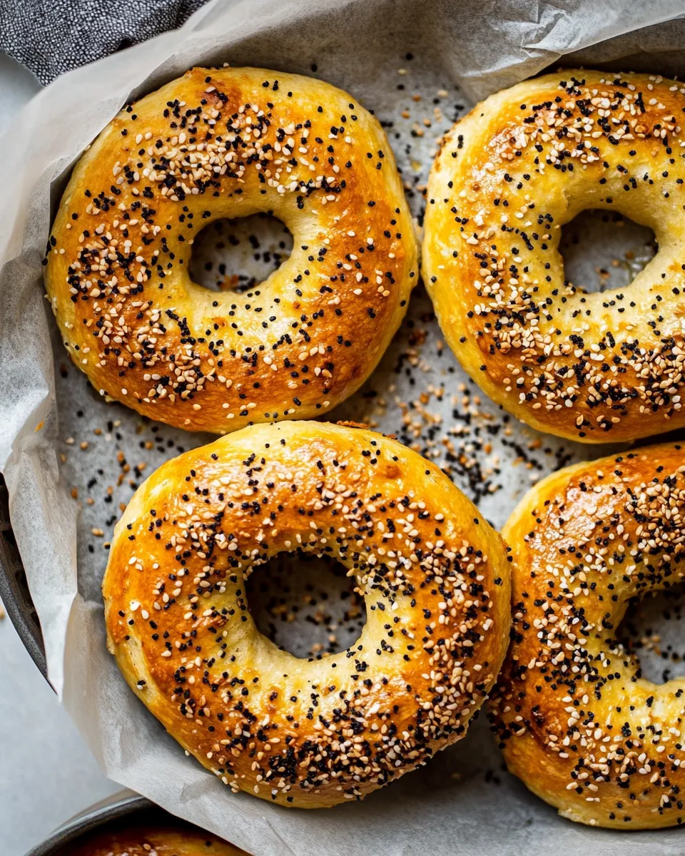 Delicious 15 Minute Air Fryer Bagels image