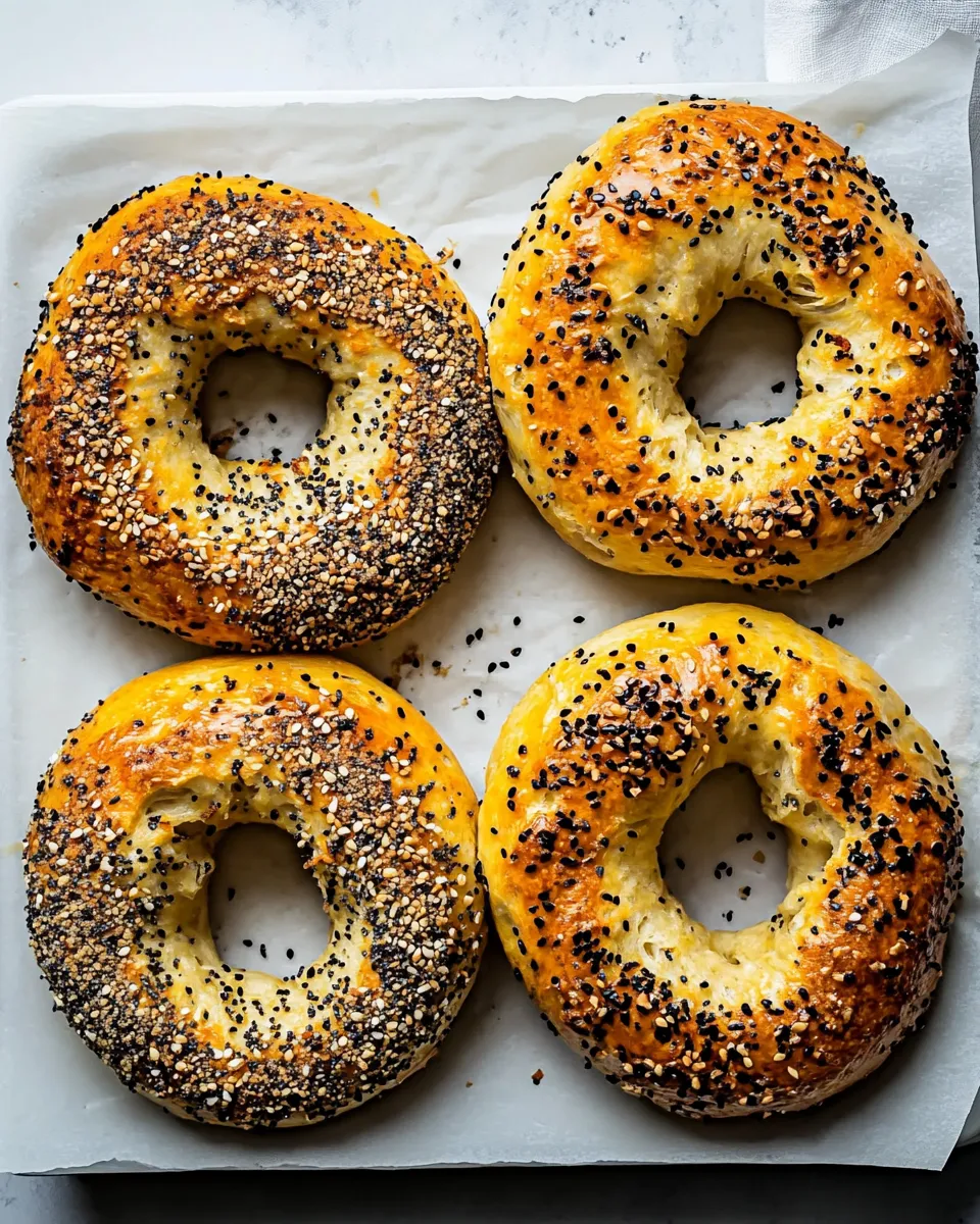 Quick 15 Minute Air Fryer Bagels recipe photo