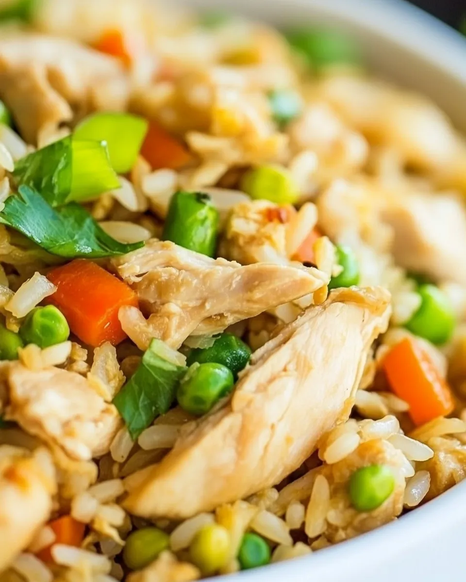 Quick 15 Minute Chicken Fried Rice image