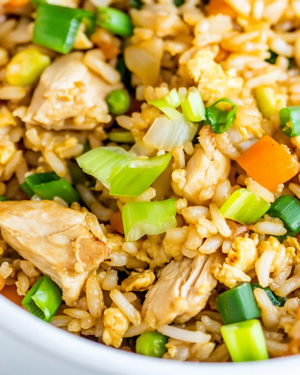 Delicious 15 Minute Chicken Fried Rice recipe photo