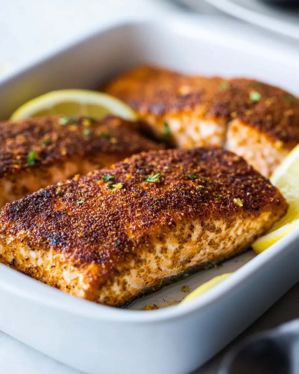 Easy 15 minute Crunchy Lemon Almond Crusted Salmon photo