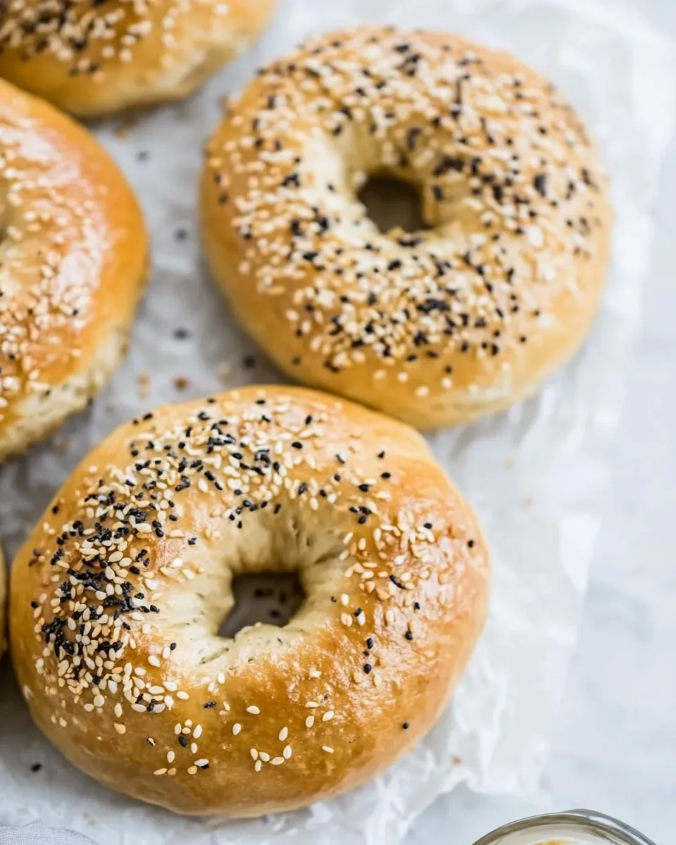 Easy 2 Ingredient Bagels- No yeast! photo