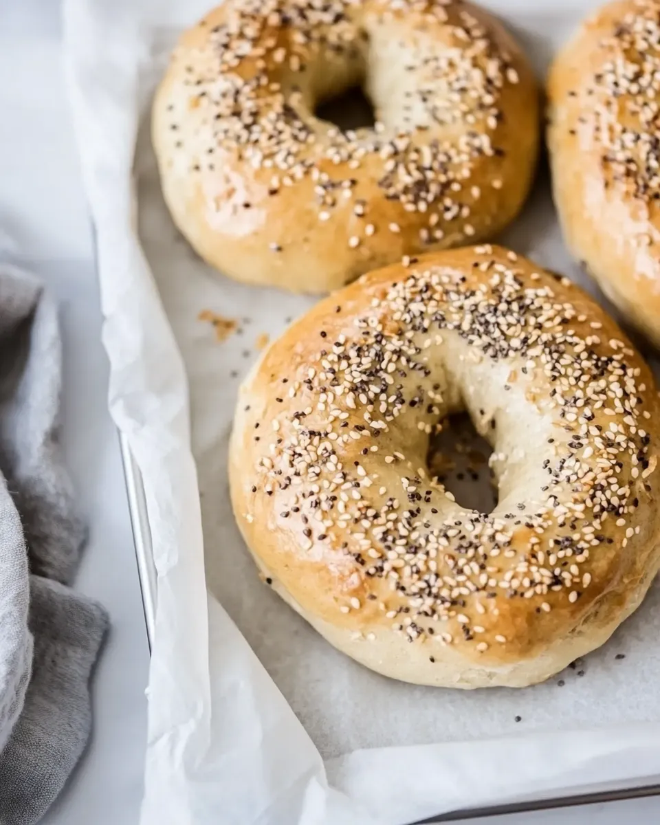 Quick 2 Ingredient Bagels- No yeast! shot