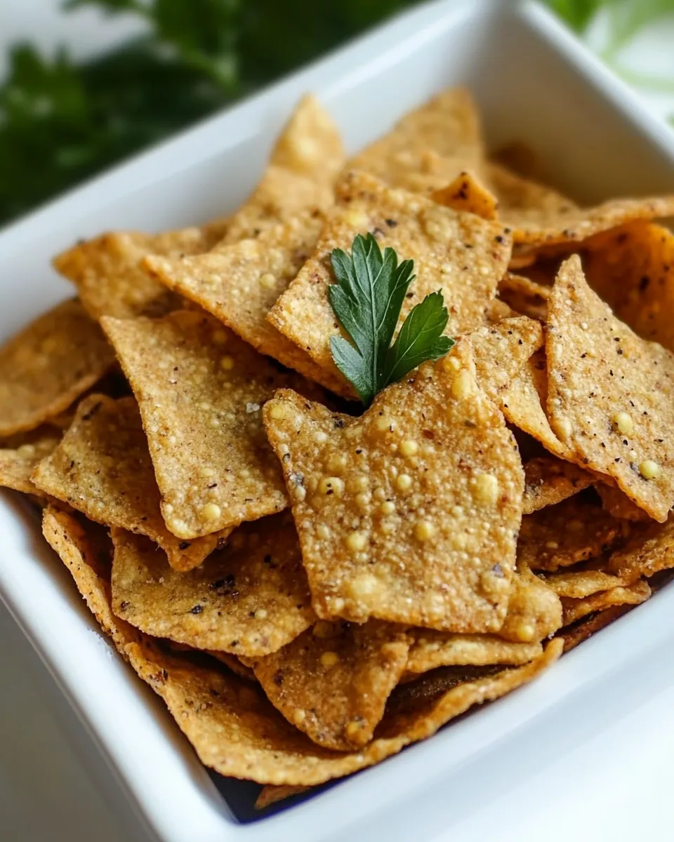 Delicious 3-Ingredient Crispy Lentil Chips image