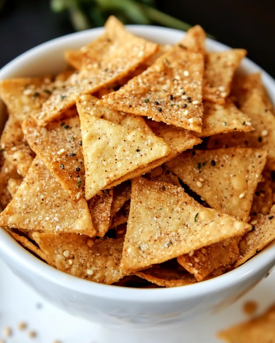 Easy 3-Ingredient Crispy Lentil Chips recipe photo