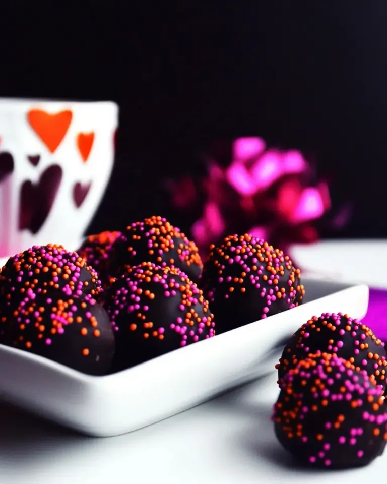 Easy 3-Ingredient Dark Chocolate Orange Truffles photo