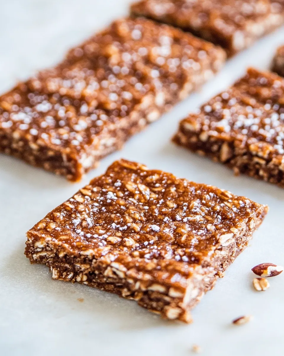 Easy 3-Ingredient Peanut Butter Breakfast Bar photo