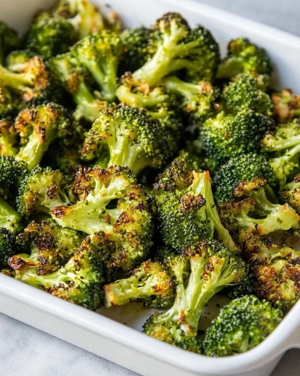 Delicious 3-Ingredient Spicy Roasted Broccoli image