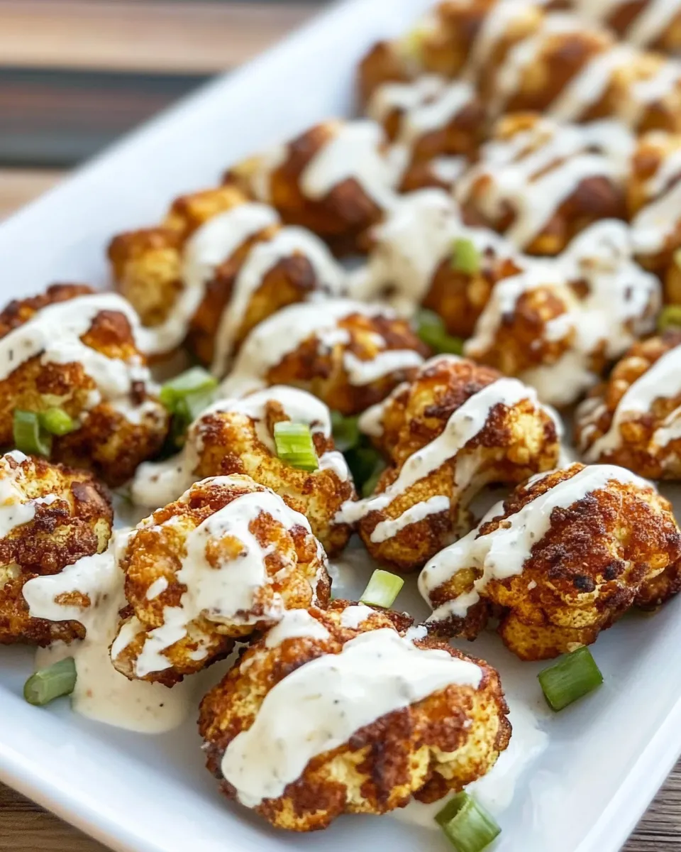 Quick 30-Minute Buffalo Cauliflower Bites recipe photo