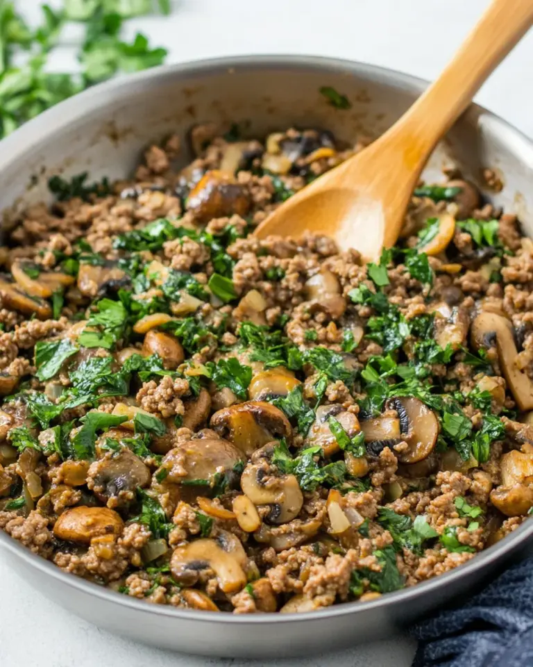 Easy 30-Minute Ground Beef and Mushroom Skillet photo