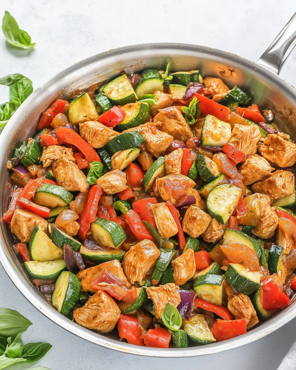 Easy 30-Minute Mexican Chicken and Zucchini Skillet photo