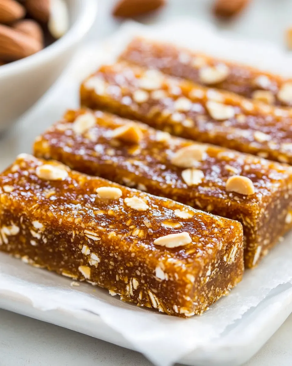 Delicious 3 Ingredient Healthy Energy Bars recipe photo