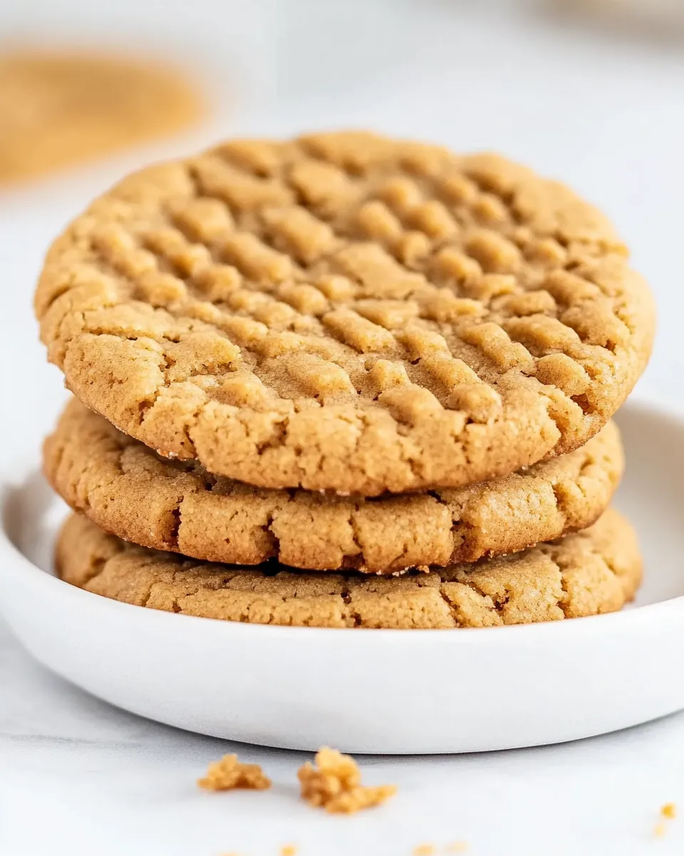 Classic 3 ingredient Peanut Butter Cookies image