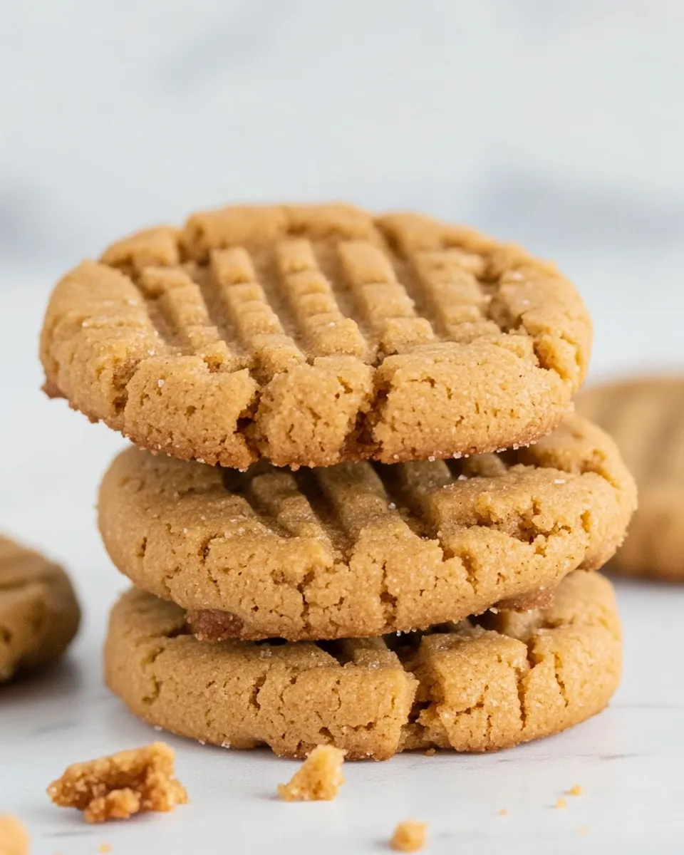 Delicious 3 ingredient Peanut Butter Cookies shot