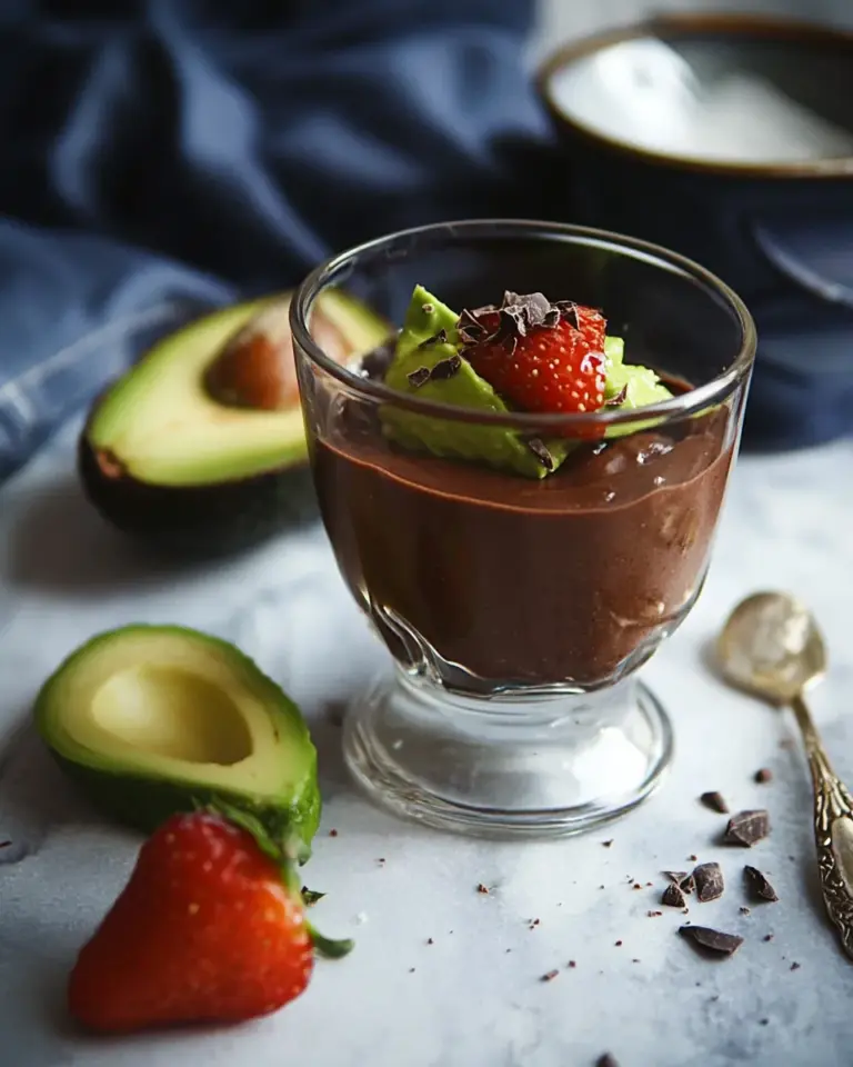 Easy 4-Ingredient Avocado Chocolate Mousse photo
