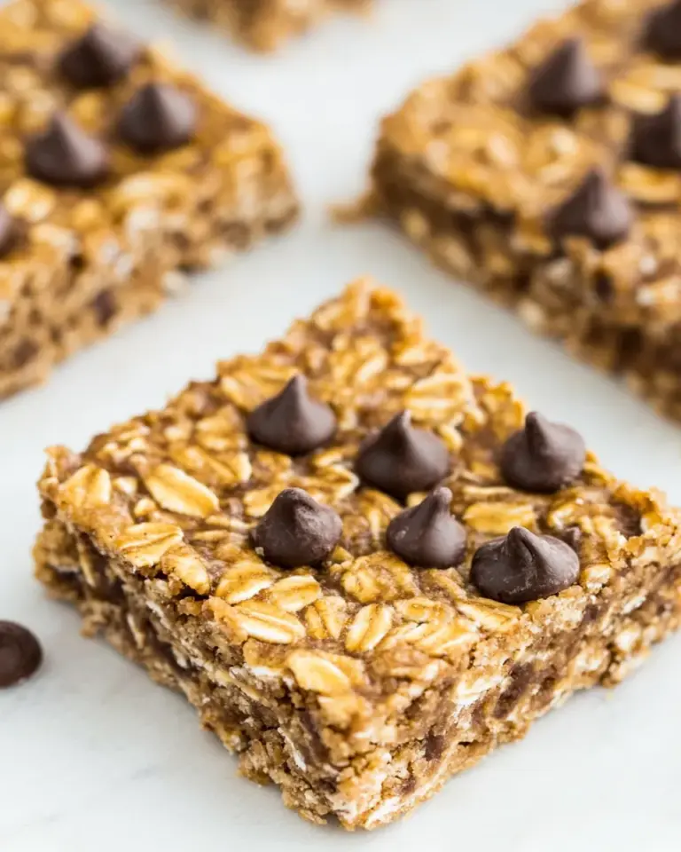 Easy 4-Ingredient Banana Oatmeal Bars photo