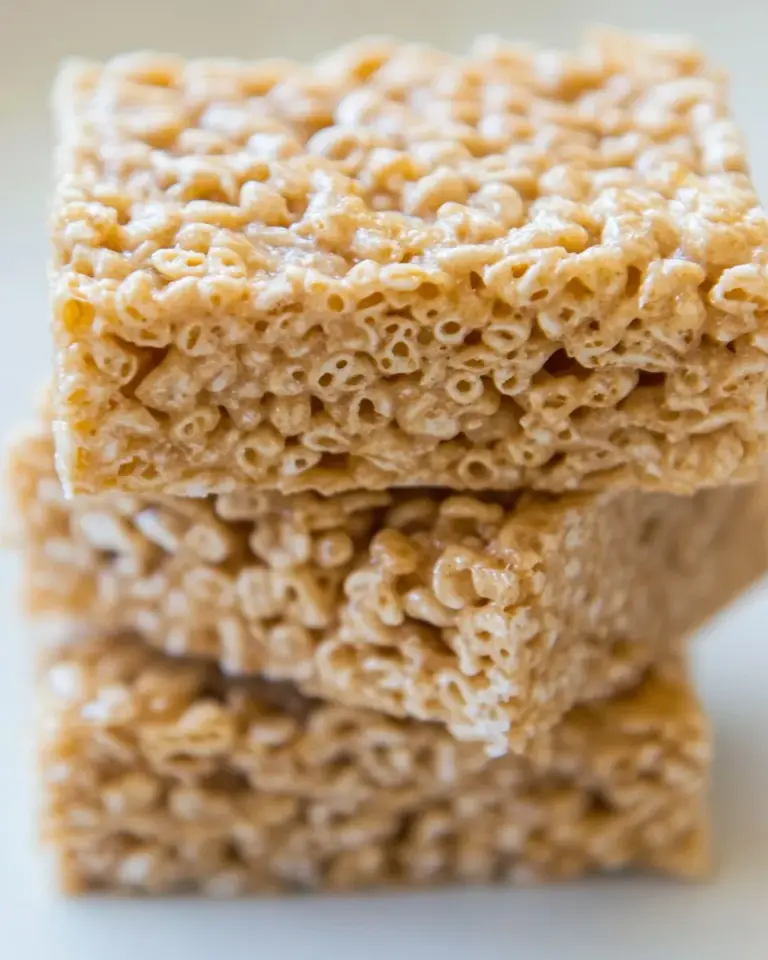 Easy 4-Ingredient Healthy Rice Krispie Treats image
