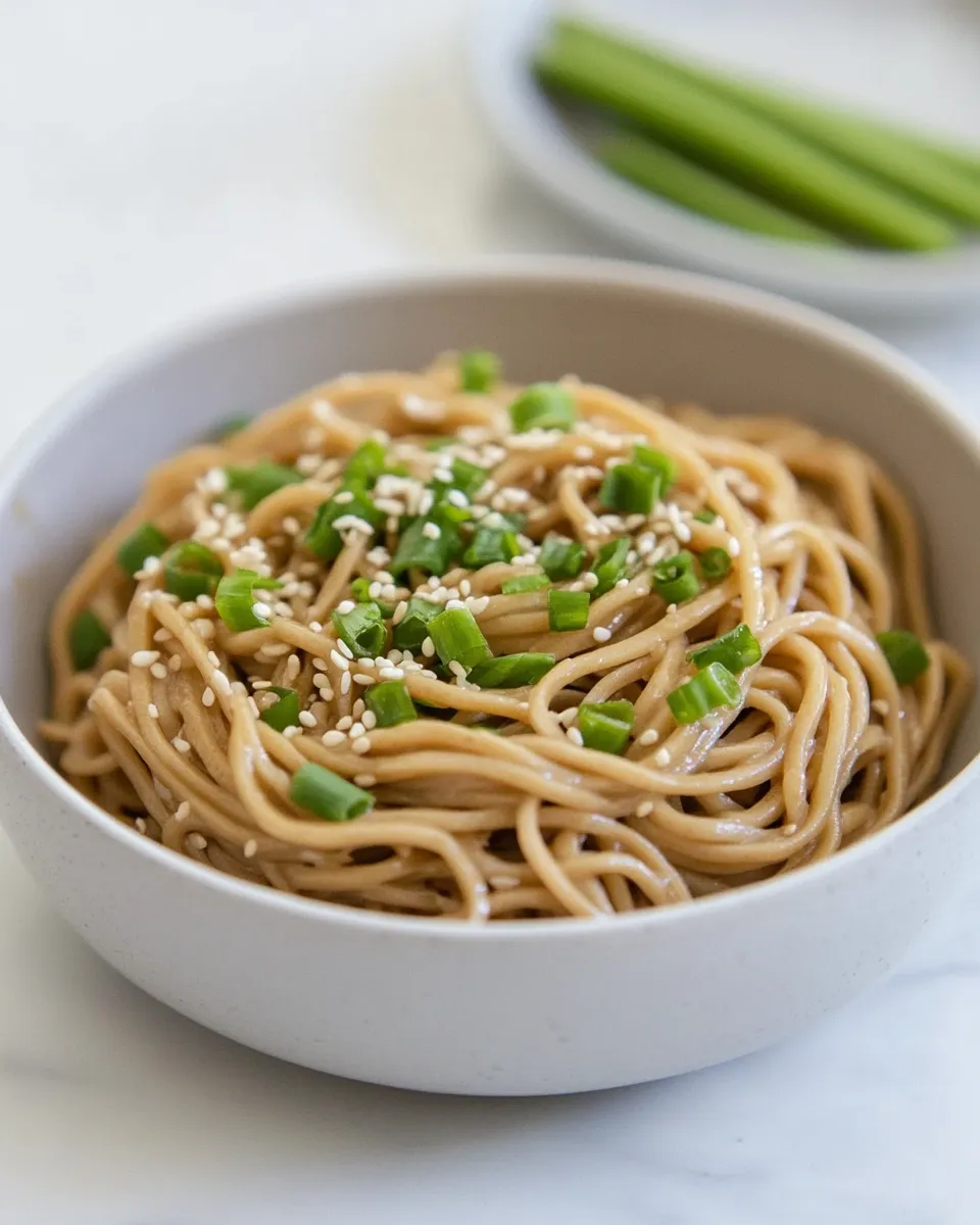 Easy 4-Ingredient Sesame Noodles photo