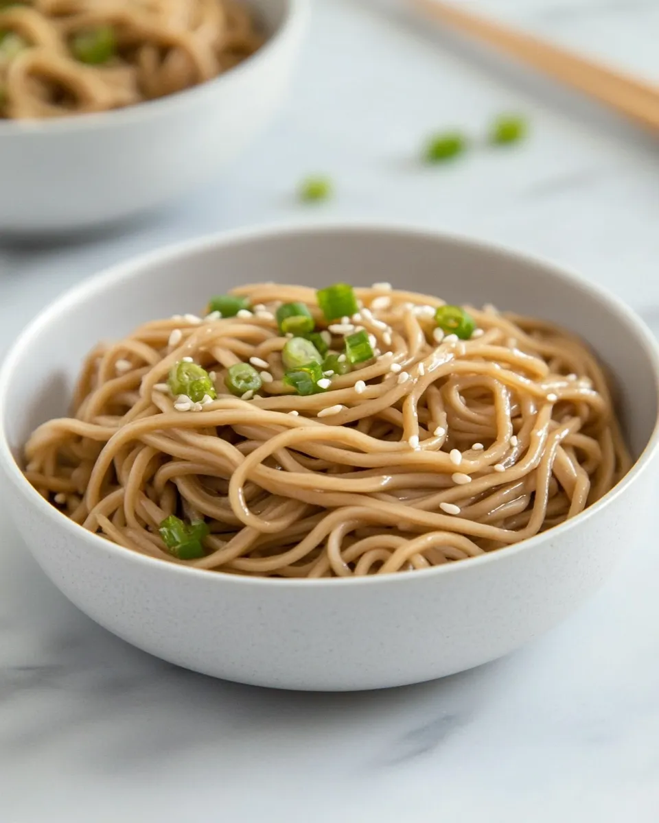 Quick 4-Ingredient Sesame Noodles image