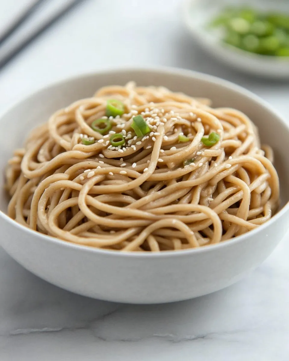 Delicious 4-Ingredient Sesame Noodles recipe photo