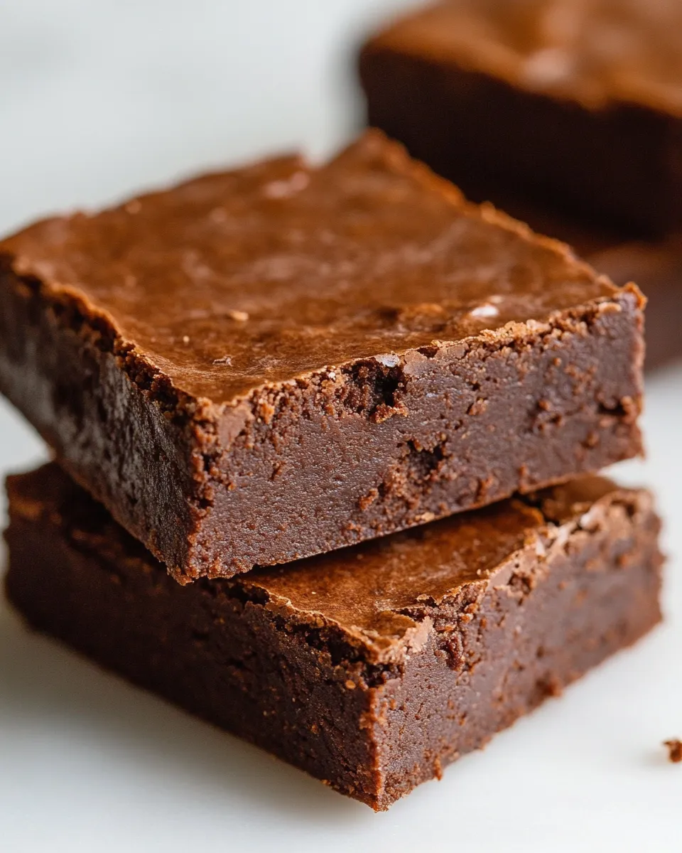 Classic 6-Ingredient Flourless Protein Brownies image