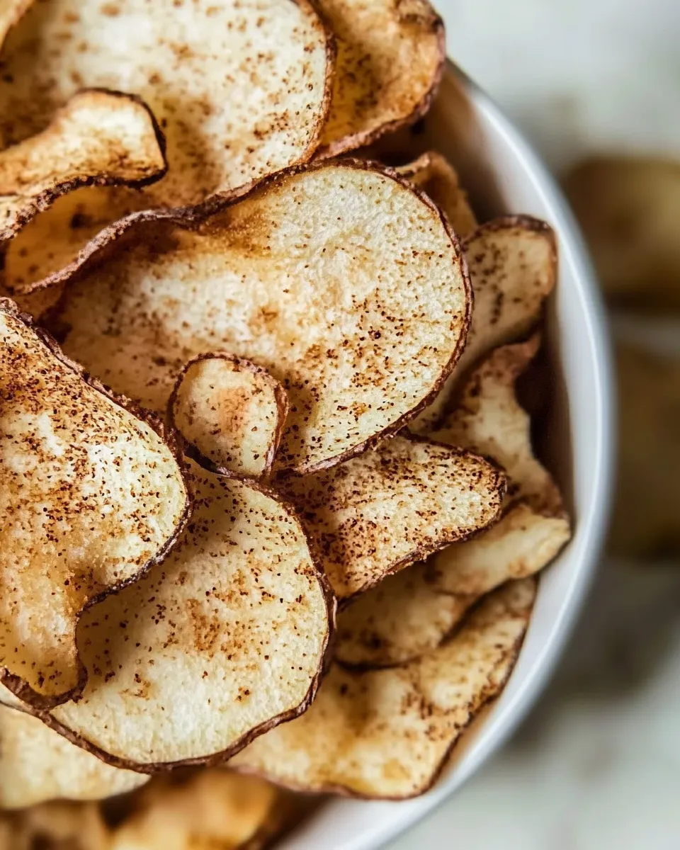 Delicious Air-Fryer Apple Chips shot