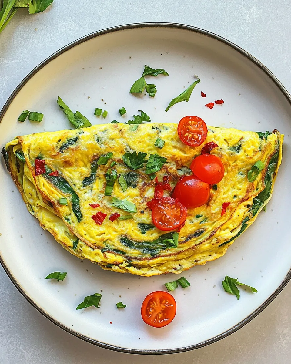 Homemade Air-Fryer Omelet photo