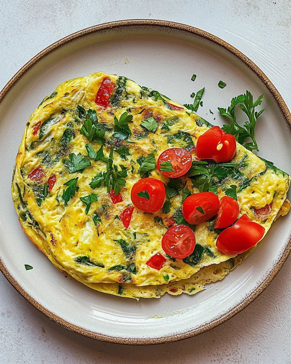 Quick Air-Fryer Omelet dish photo