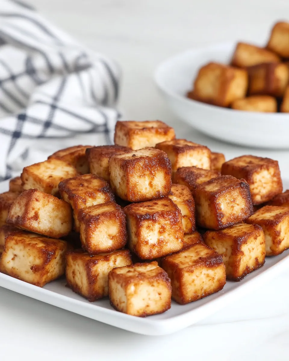 Delicious Air-Fryer Tofu shot