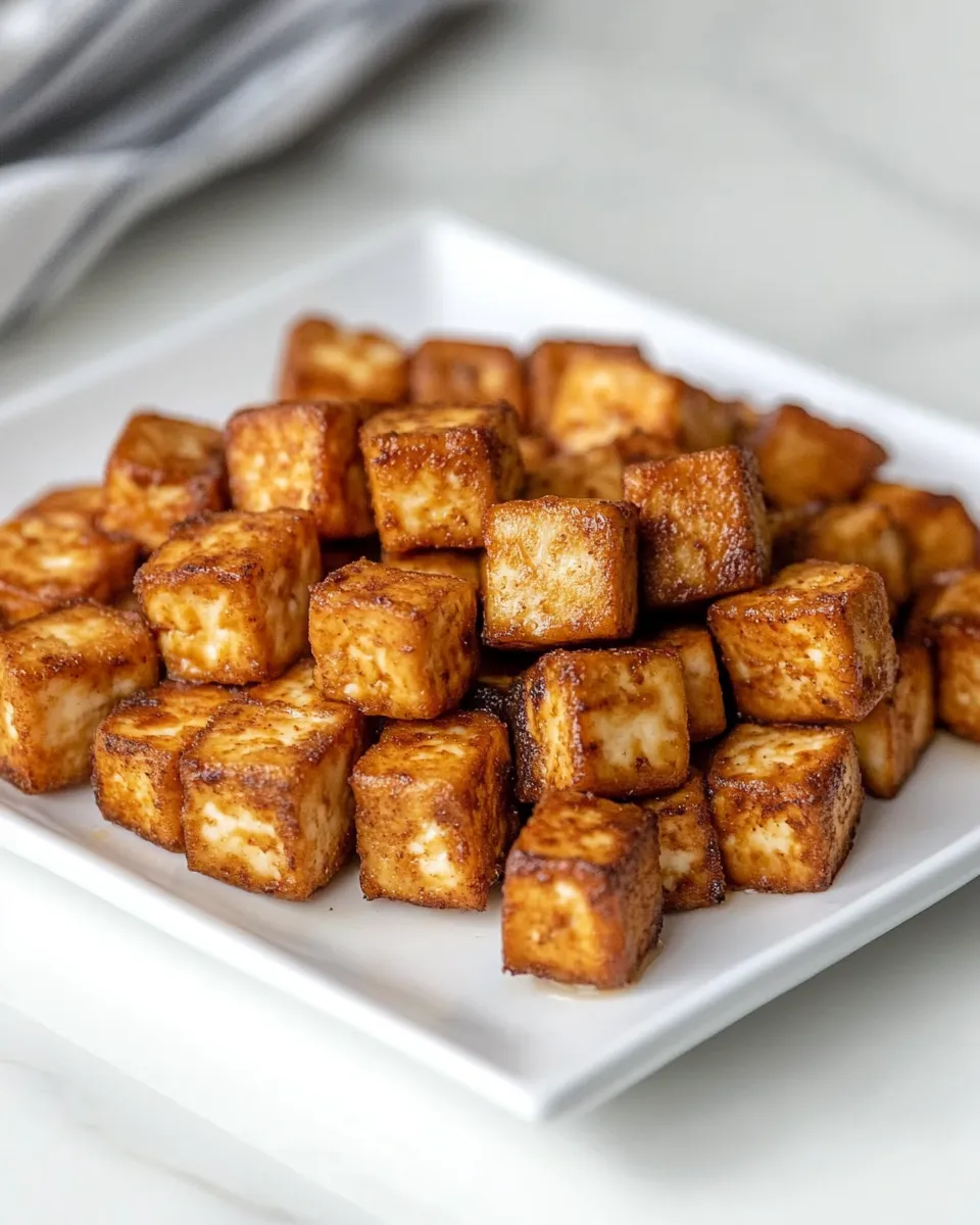 Quick Air-Fryer Tofu dish photo