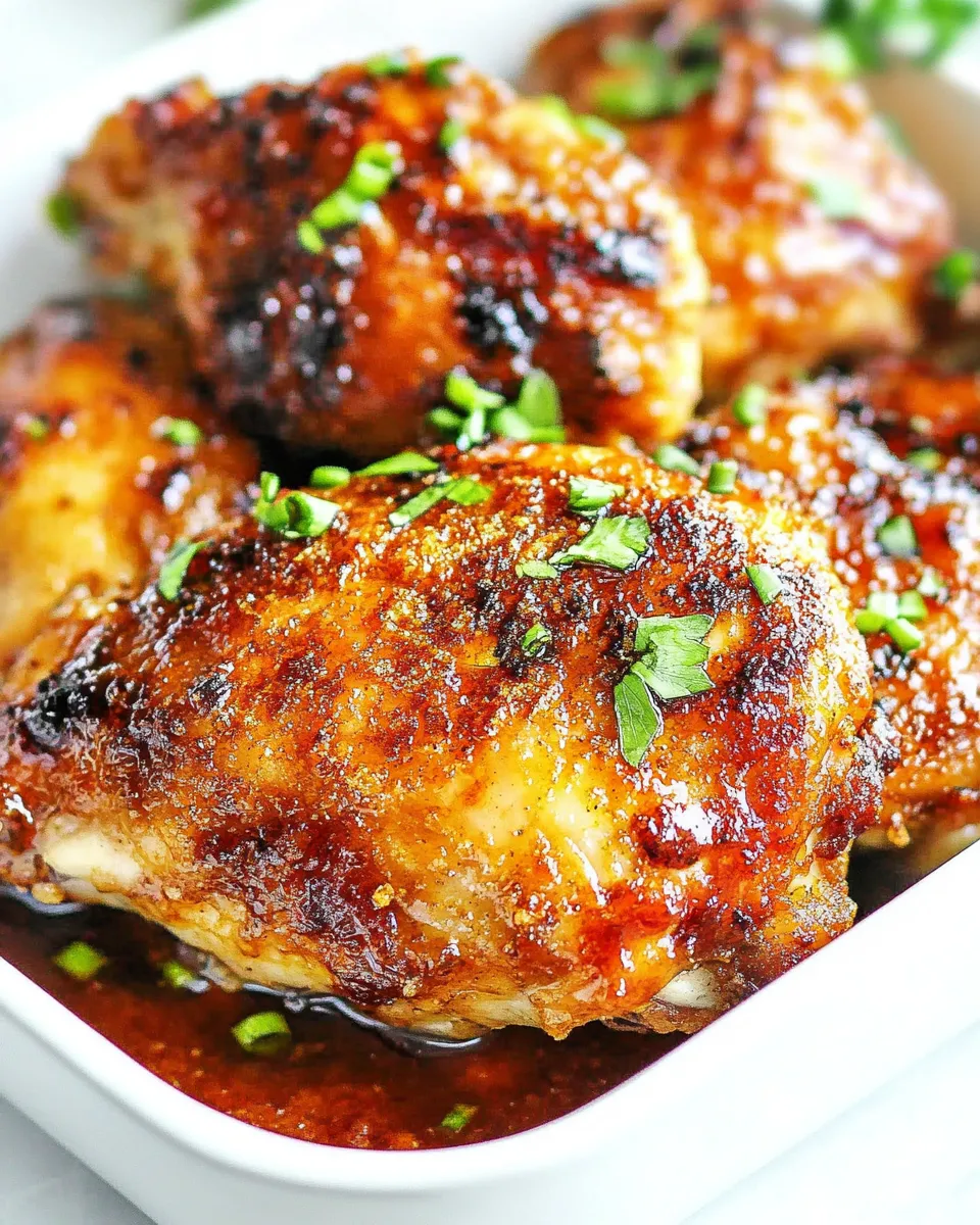 Easy Air Fried Chicken Thighs recipe photo