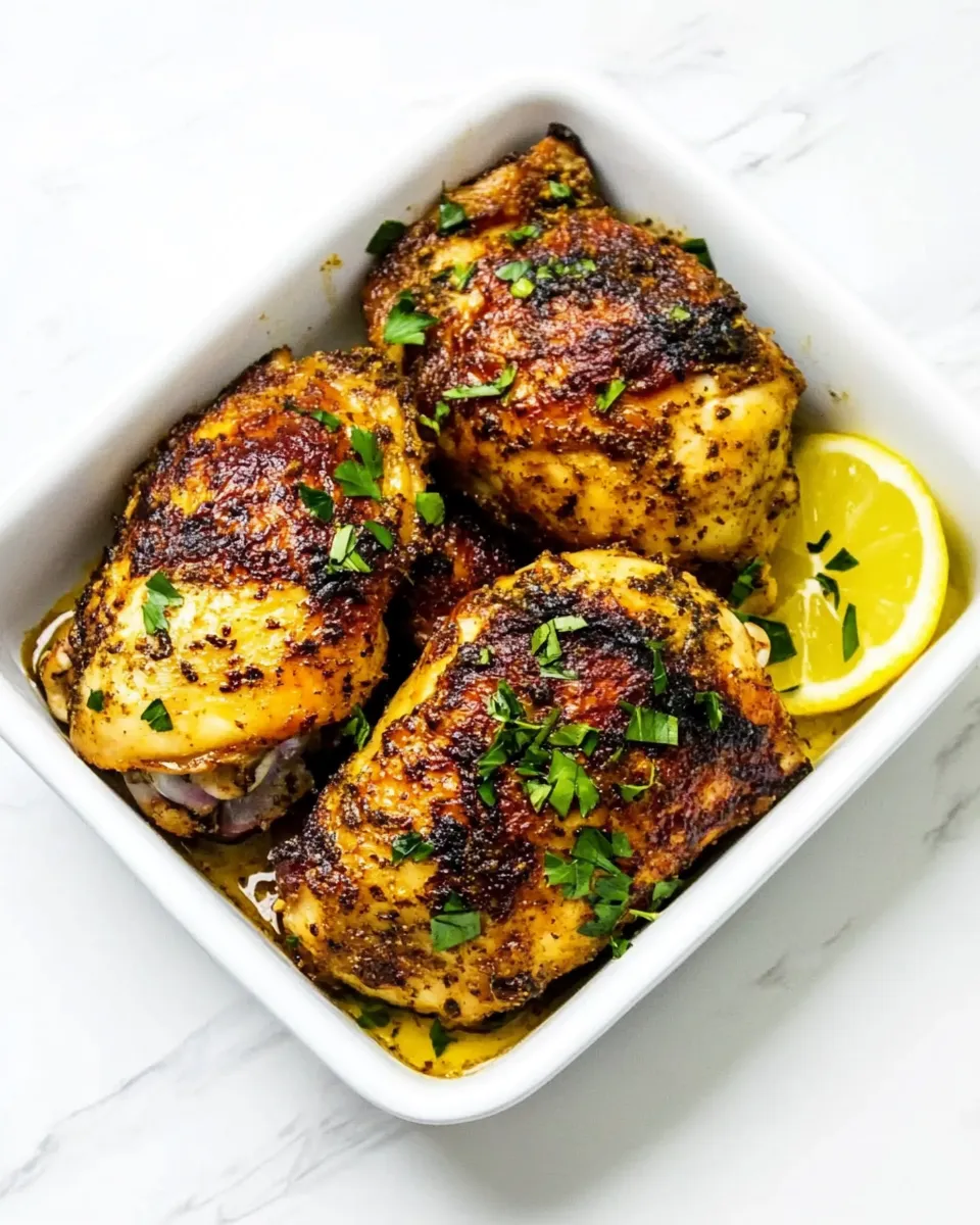 Savory Air Fryer Boneless Chicken Thighs shot
