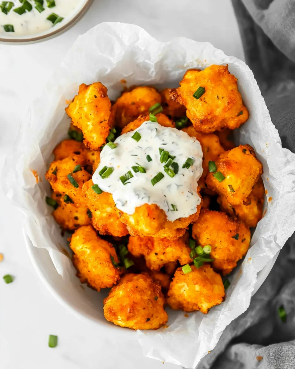 Easy Air Fryer Buffalo Chicken Nuggets photo